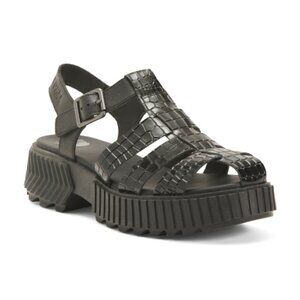 Black Sorel ONA Streetworks Fisherman Mid Sandal 8.5